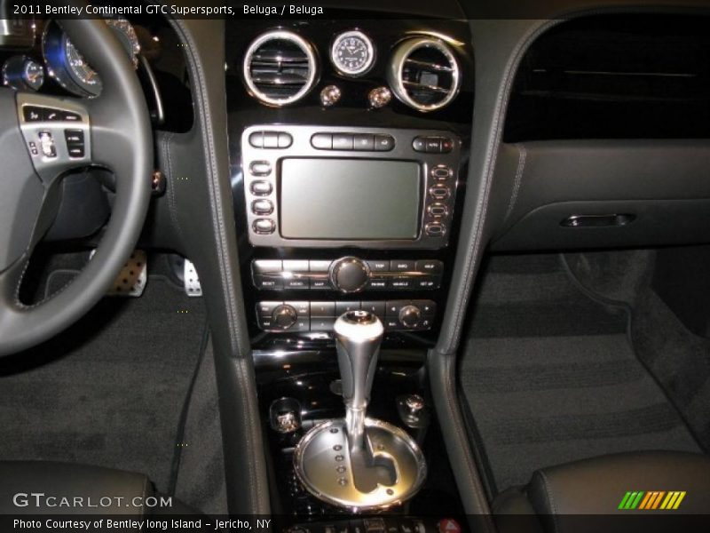Controls of 2011 Continental GTC Supersports