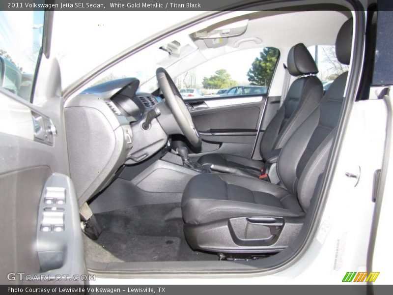 White Gold Metallic / Titan Black 2011 Volkswagen Jetta SEL Sedan