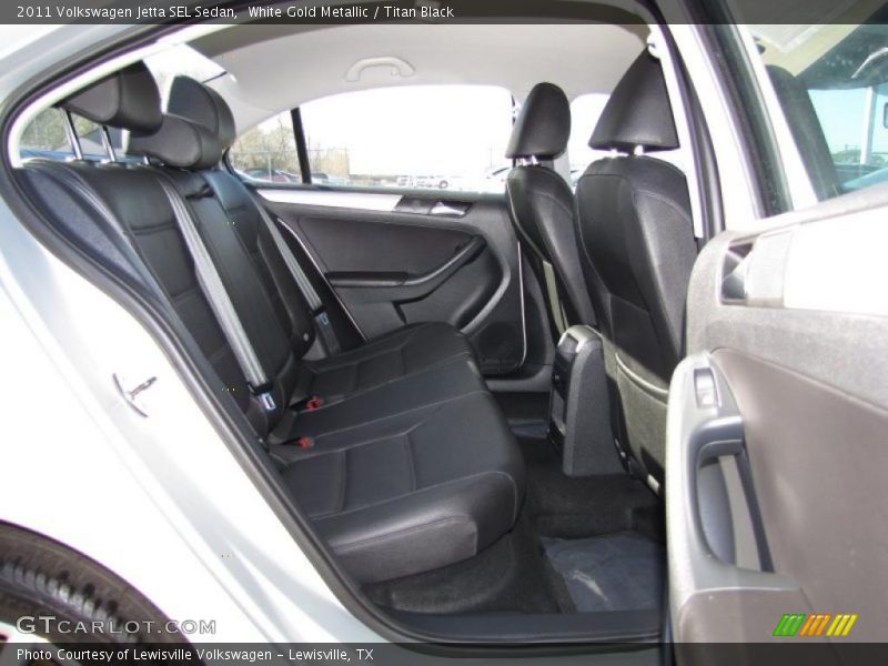 White Gold Metallic / Titan Black 2011 Volkswagen Jetta SEL Sedan