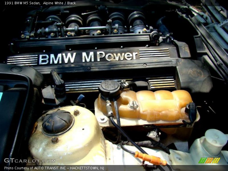  1991 M5 Sedan Engine - 3.6 Liter M DOHC 24-Valve Inline 6 Cylinder