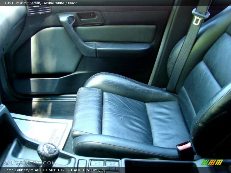  1991 M5 Sedan Black Interior