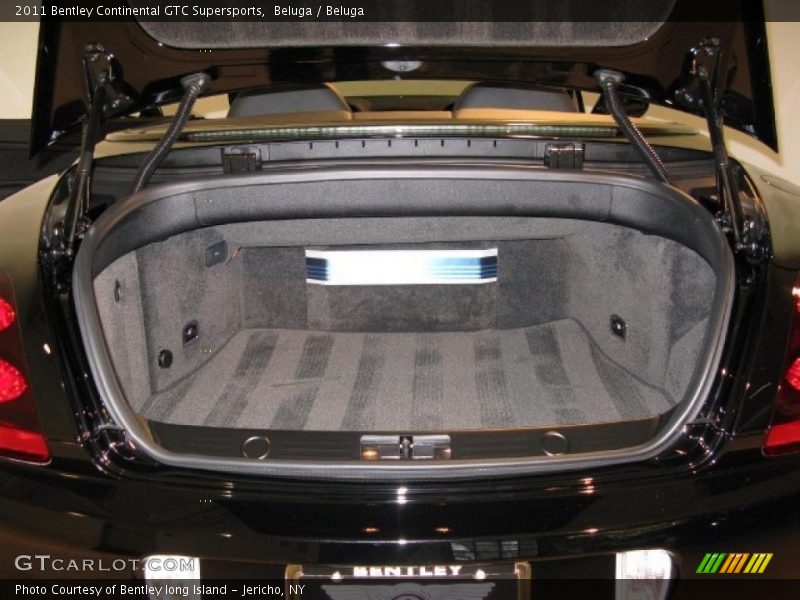  2011 Continental GTC Supersports Trunk
