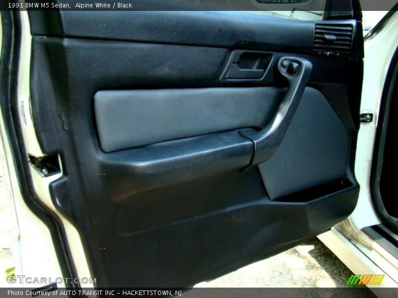 Door Panel of 1991 M5 Sedan