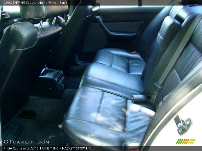  1991 M5 Sedan Black Interior