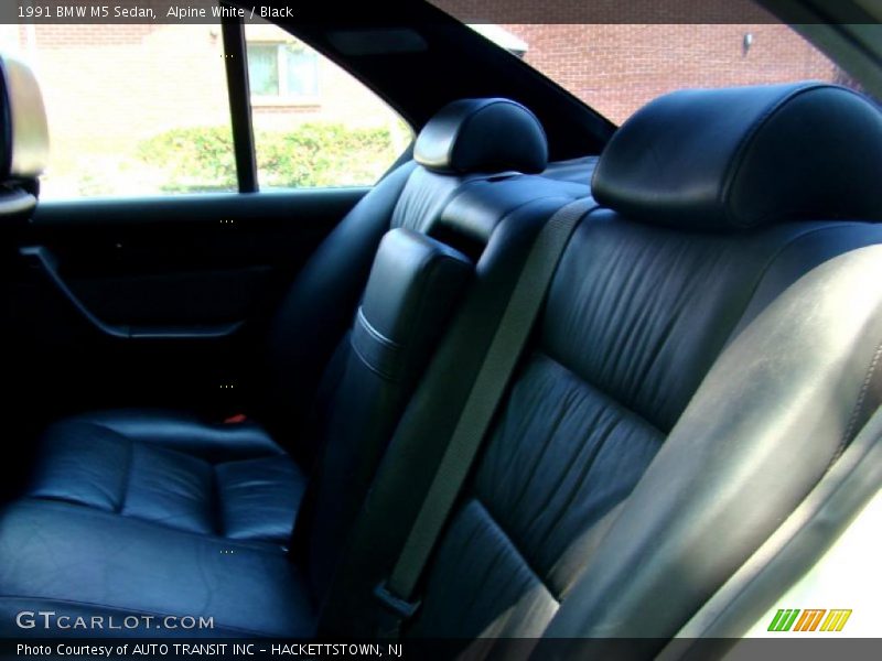  1991 M5 Sedan Black Interior