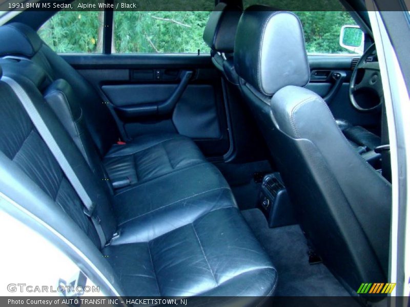  1991 M5 Sedan Black Interior