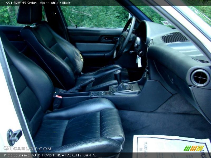  1991 M5 Sedan Black Interior