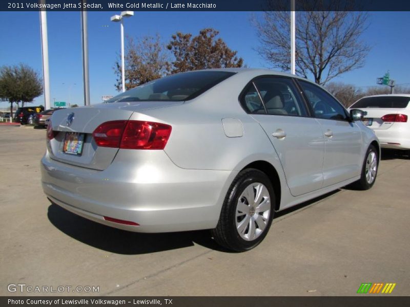 White Gold Metallic / Latte Macchiato 2011 Volkswagen Jetta S Sedan