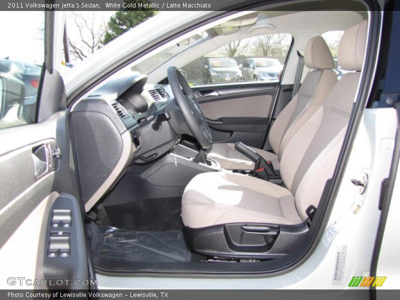 White Gold Metallic / Latte Macchiato 2011 Volkswagen Jetta S Sedan