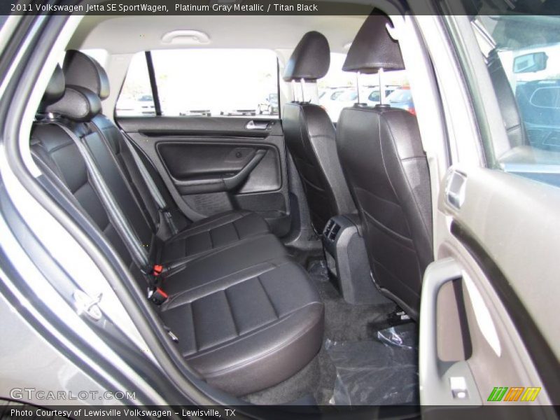 Platinum Gray Metallic / Titan Black 2011 Volkswagen Jetta SE SportWagen