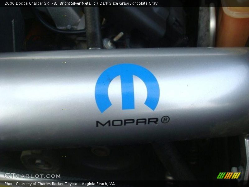 Bright Silver Metallic / Dark Slate Gray/Light Slate Gray 2006 Dodge Charger SRT-8