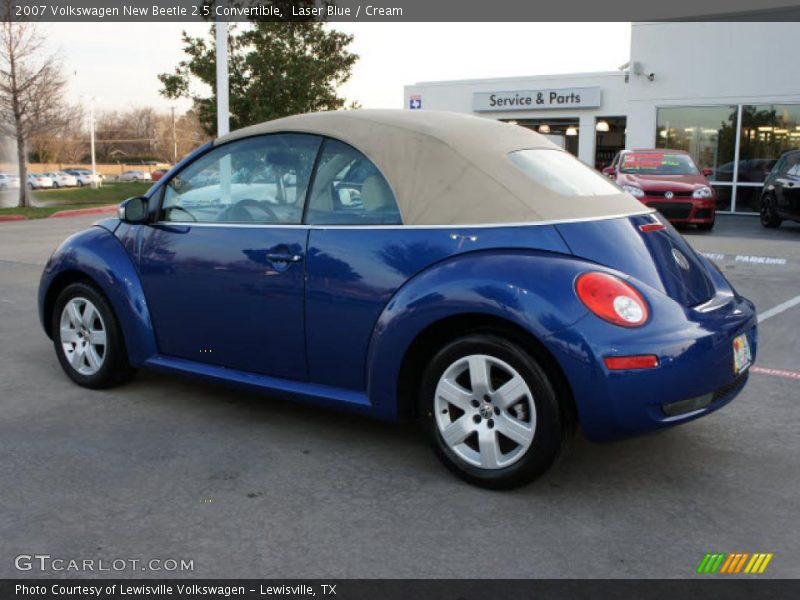 Laser Blue / Cream 2007 Volkswagen New Beetle 2.5 Convertible