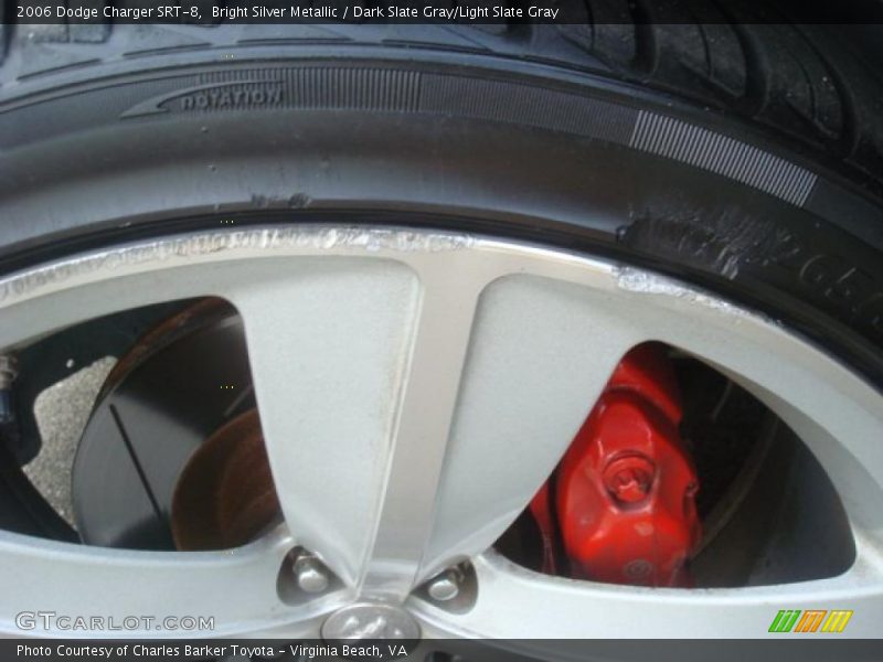 Bright Silver Metallic / Dark Slate Gray/Light Slate Gray 2006 Dodge Charger SRT-8