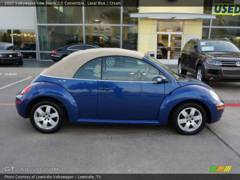 Laser Blue / Cream 2007 Volkswagen New Beetle 2.5 Convertible