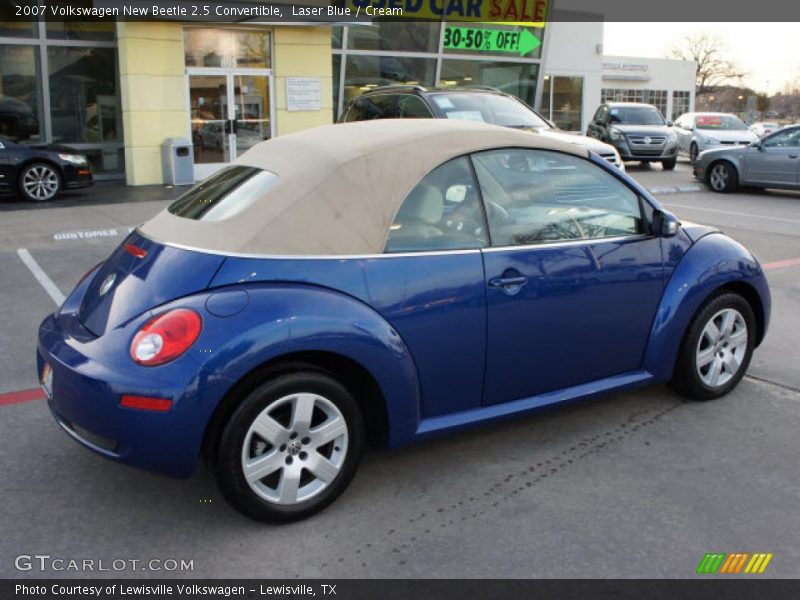 Laser Blue / Cream 2007 Volkswagen New Beetle 2.5 Convertible