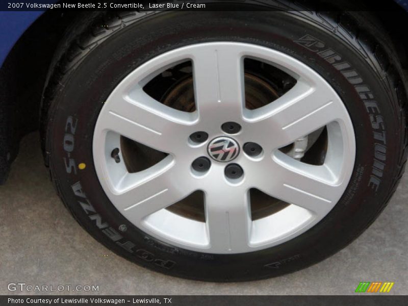 Laser Blue / Cream 2007 Volkswagen New Beetle 2.5 Convertible