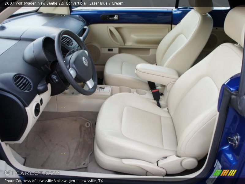 Laser Blue / Cream 2007 Volkswagen New Beetle 2.5 Convertible