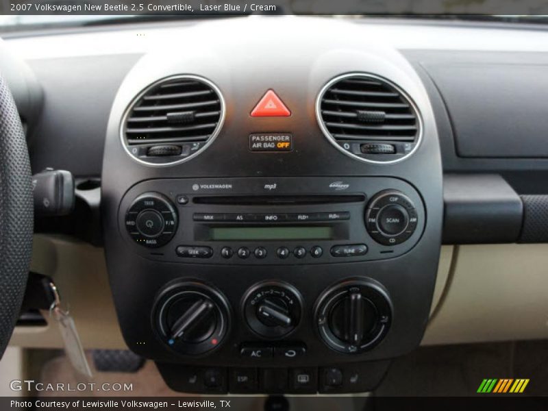 Laser Blue / Cream 2007 Volkswagen New Beetle 2.5 Convertible