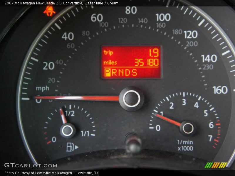 Laser Blue / Cream 2007 Volkswagen New Beetle 2.5 Convertible