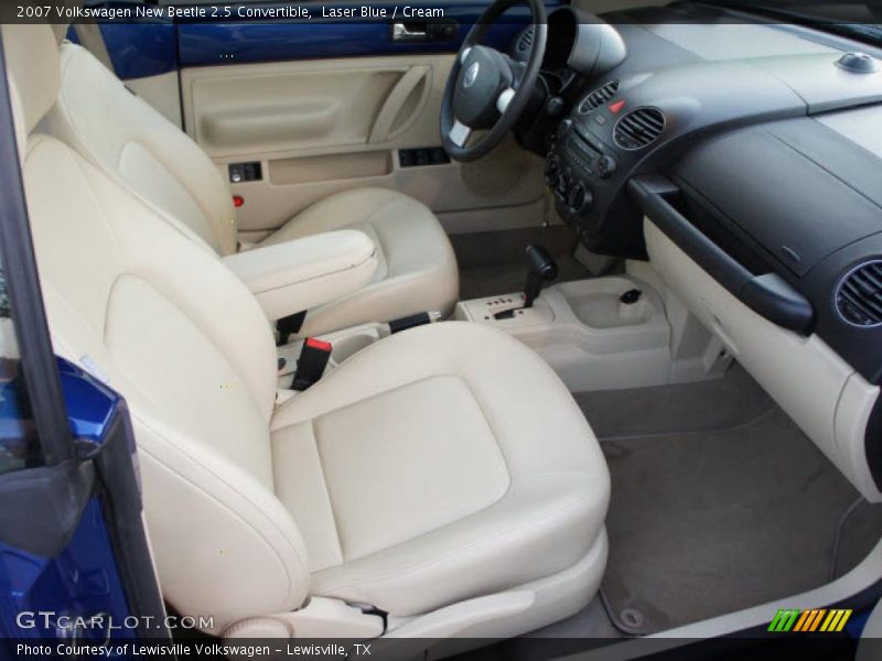 Laser Blue / Cream 2007 Volkswagen New Beetle 2.5 Convertible
