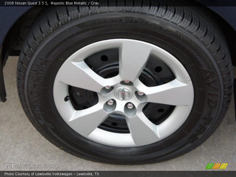 Majestic Blue Metallic / Gray 2008 Nissan Quest 3.5 S