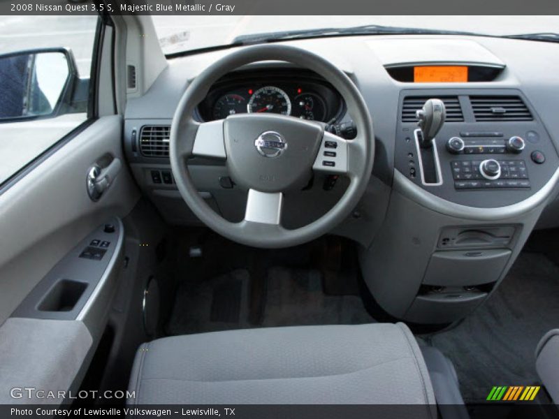 Majestic Blue Metallic / Gray 2008 Nissan Quest 3.5 S