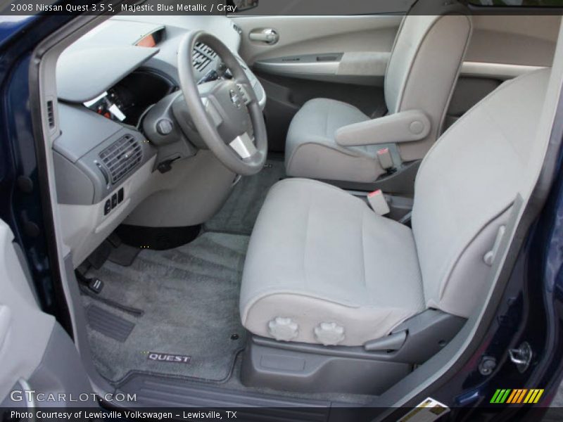 Majestic Blue Metallic / Gray 2008 Nissan Quest 3.5 S