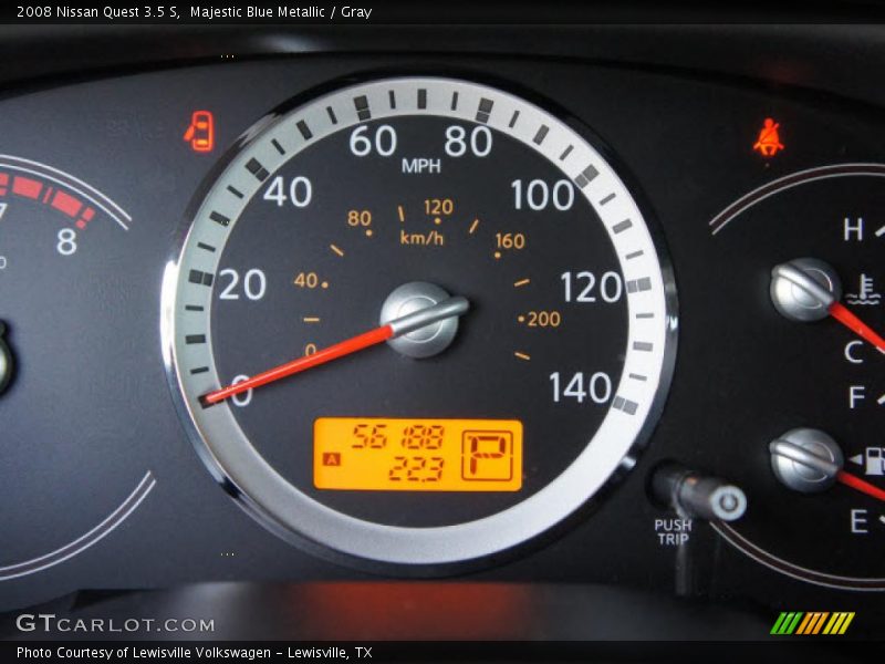 Majestic Blue Metallic / Gray 2008 Nissan Quest 3.5 S