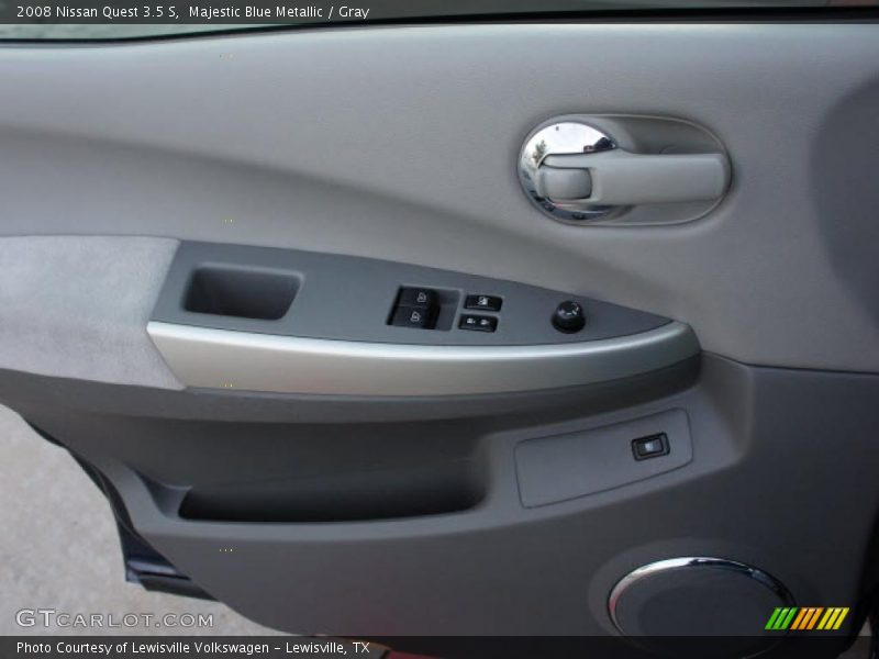 Majestic Blue Metallic / Gray 2008 Nissan Quest 3.5 S