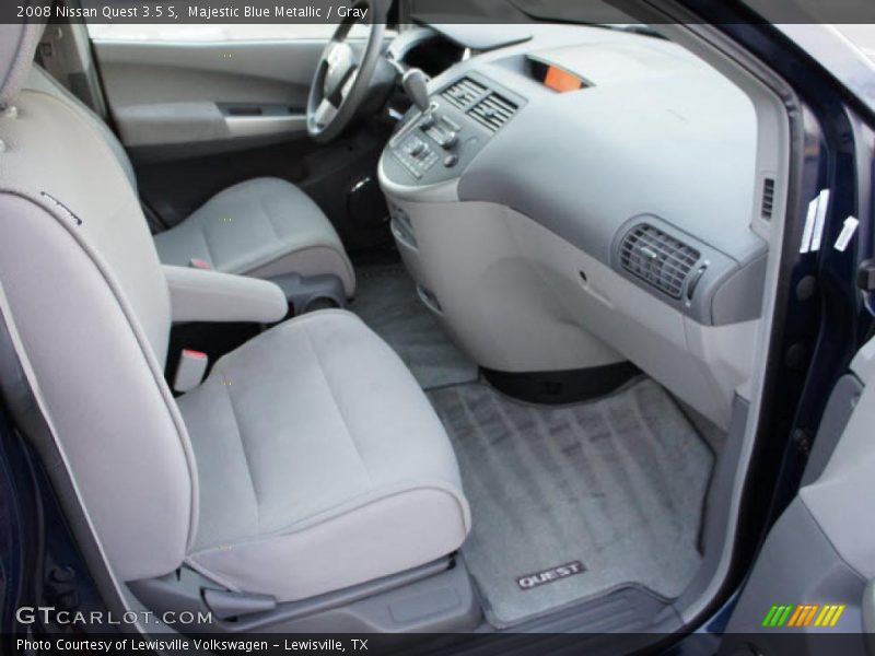 Majestic Blue Metallic / Gray 2008 Nissan Quest 3.5 S