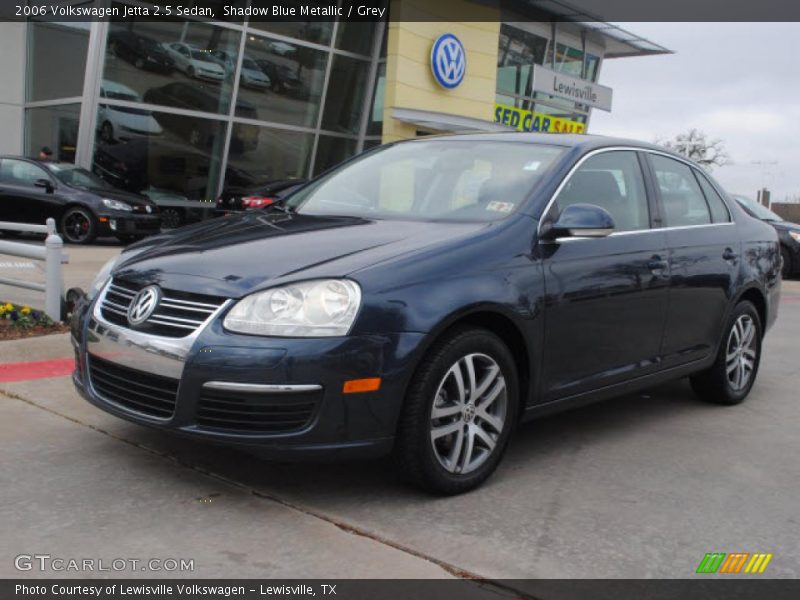 Shadow Blue Metallic / Grey 2006 Volkswagen Jetta 2.5 Sedan