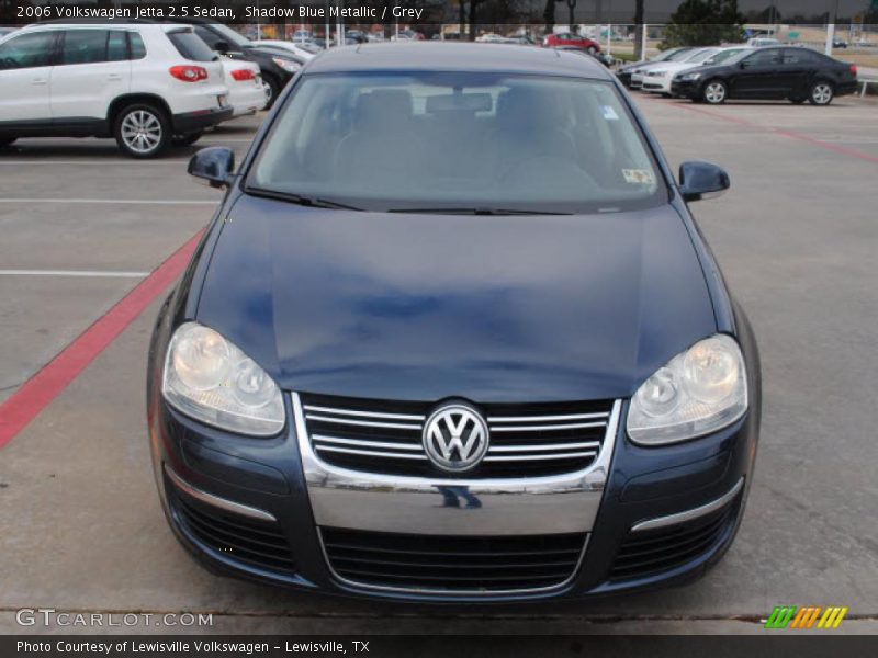 Shadow Blue Metallic / Grey 2006 Volkswagen Jetta 2.5 Sedan