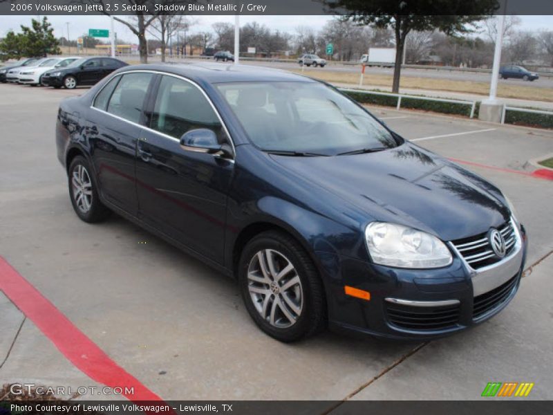 Shadow Blue Metallic / Grey 2006 Volkswagen Jetta 2.5 Sedan