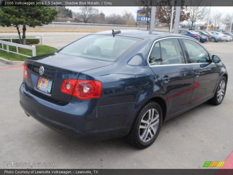 Shadow Blue Metallic / Grey 2006 Volkswagen Jetta 2.5 Sedan
