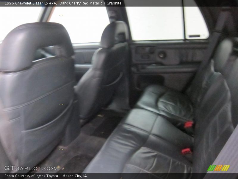 Dark Cherry Red Metallic / Graphite 1996 Chevrolet Blazer LS 4x4