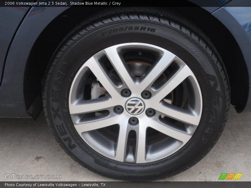 Shadow Blue Metallic / Grey 2006 Volkswagen Jetta 2.5 Sedan