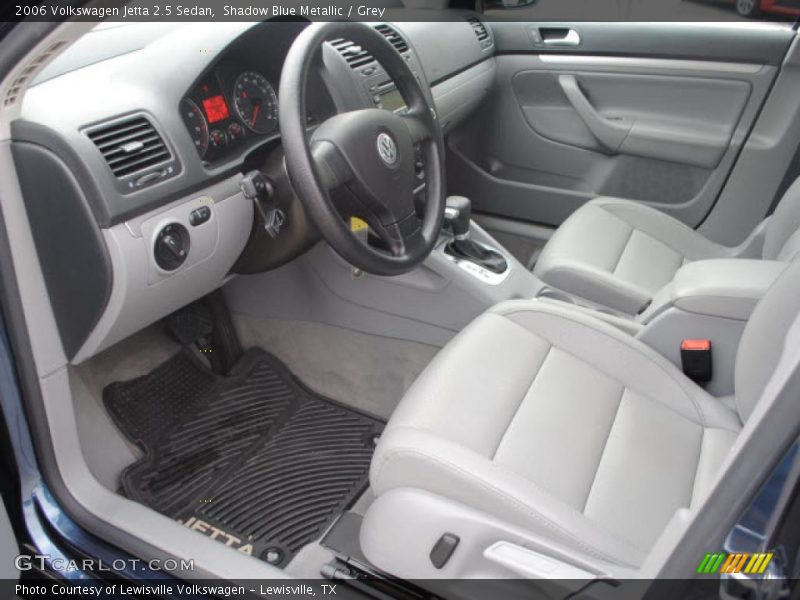 Shadow Blue Metallic / Grey 2006 Volkswagen Jetta 2.5 Sedan