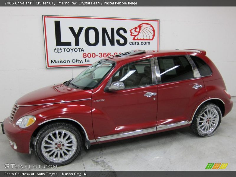 Inferno Red Crystal Pearl / Pastel Pebble Beige 2006 Chrysler PT Cruiser GT