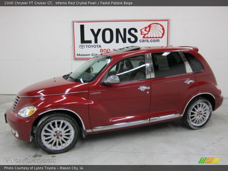 Inferno Red Crystal Pearl / Pastel Pebble Beige 2006 Chrysler PT Cruiser GT