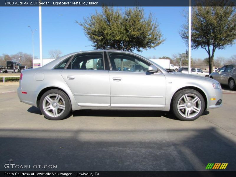 Light Silver Metallic / Black 2008 Audi A4 2.0T Sedan