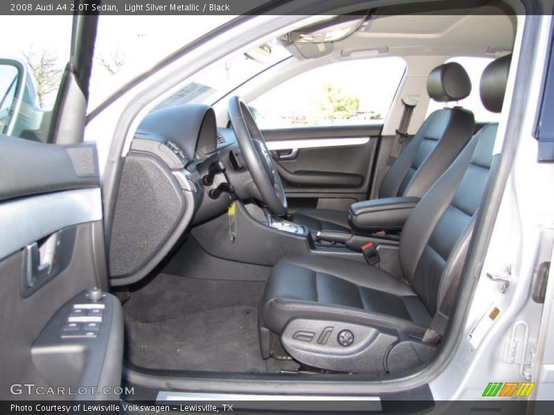  2008 A4 2.0T Sedan Black Interior