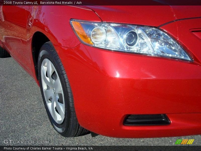 Barcelona Red Metallic / Ash 2008 Toyota Camry LE