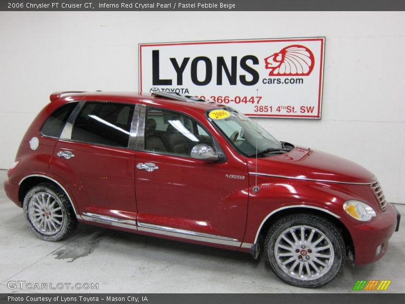 Inferno Red Crystal Pearl / Pastel Pebble Beige 2006 Chrysler PT Cruiser GT