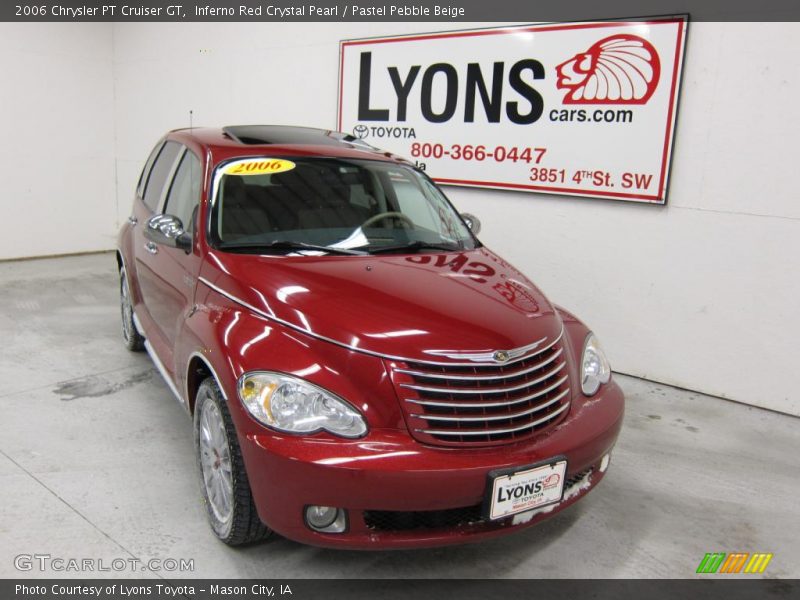 Inferno Red Crystal Pearl / Pastel Pebble Beige 2006 Chrysler PT Cruiser GT