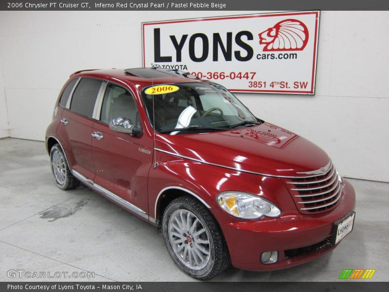 Inferno Red Crystal Pearl / Pastel Pebble Beige 2006 Chrysler PT Cruiser GT