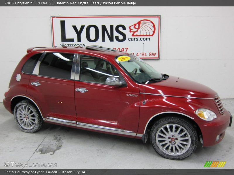 Inferno Red Crystal Pearl / Pastel Pebble Beige 2006 Chrysler PT Cruiser GT