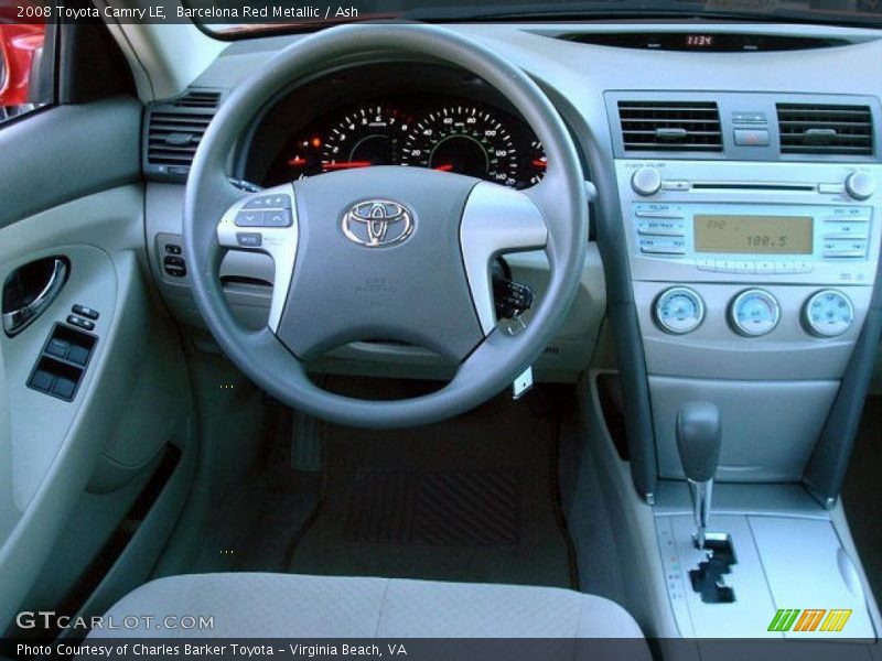 Barcelona Red Metallic / Ash 2008 Toyota Camry LE