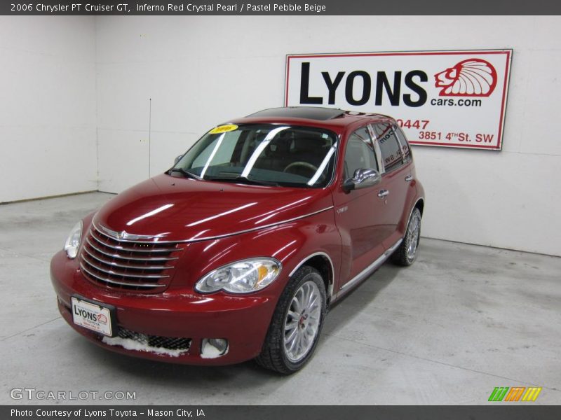 Inferno Red Crystal Pearl / Pastel Pebble Beige 2006 Chrysler PT Cruiser GT