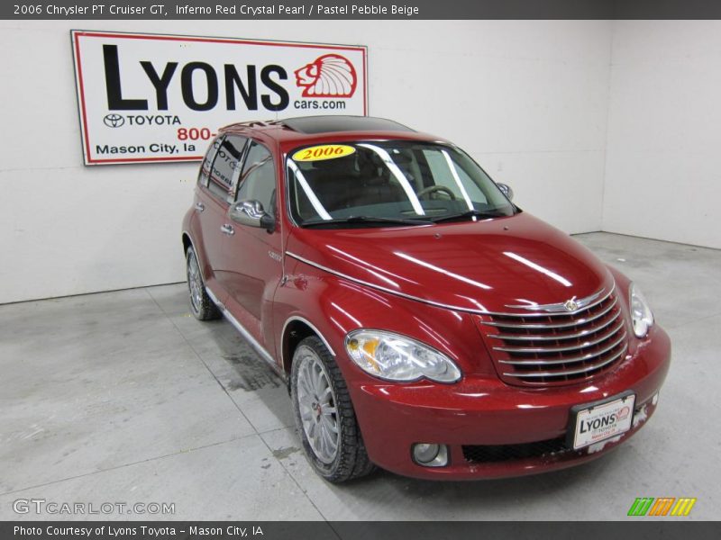 Inferno Red Crystal Pearl / Pastel Pebble Beige 2006 Chrysler PT Cruiser GT
