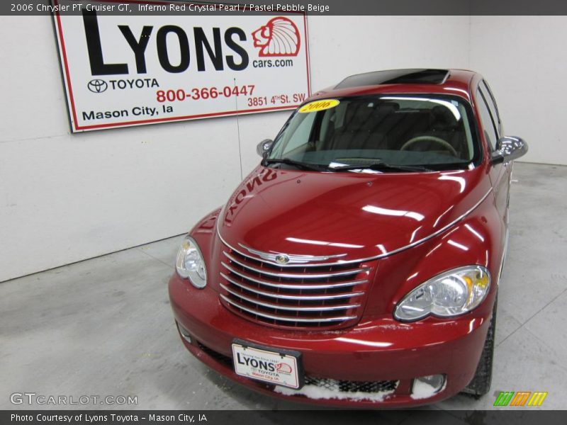 Inferno Red Crystal Pearl / Pastel Pebble Beige 2006 Chrysler PT Cruiser GT